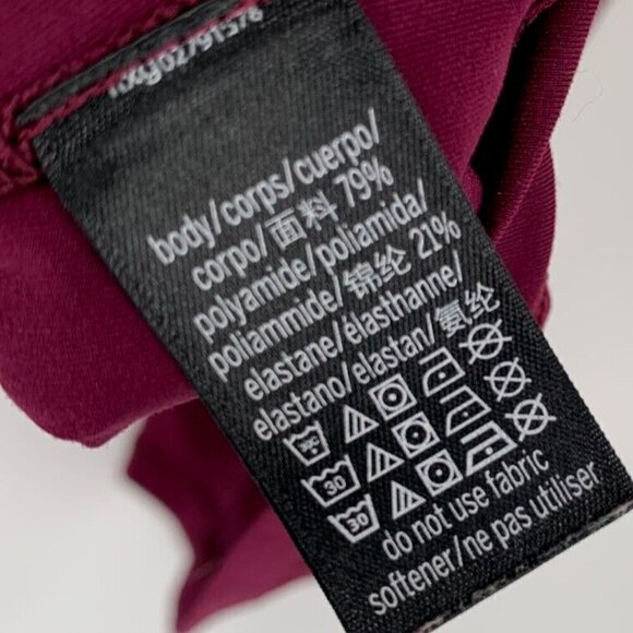 Victorias Secret Sport Lightweight Tank Top Mesh Detail Bugundy Women's Medium - Picture 6 of 6